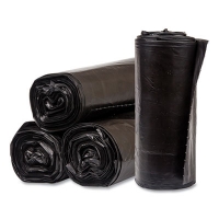 Eco Strong Can Liners, 60 gal, 1.35 mil, 38" x 58", Black, P
