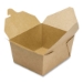 Reclosable Kraft Take-Out Box, 30 oz, 5.06 x 4.27 x 2.4, Bro