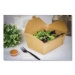 Reclosable Kraft Take-Out Box, 110 oz, 8.93 x 6.65 x 3.5, Br