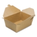 Reclosable Kraft Take-Out Box, 110 oz, 8.93 x 6.65 x 3.5, Br