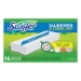 Sweeper XL Dry Refill Cloths, 16.9" x 9.8", White, 16/Box, 4