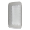 Meat Trays, #10K, 10.75 x 5.95 x 1.87, White, Foam, 250/Cart
