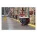 1 cu yd Motorized Roto Tilt Truck, 1,000 lb Capacity, Black