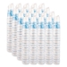 Horizon Hot/Cold Foam Drinking Cups, 44 oz, White/Ocean Blue