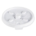 Lift n' Lock Plastic Hot Cup Lids, Fits 8 oz Hot Cups, White