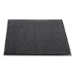 EcoStep Wiper Mat, Rectangular, Charcoal Gray Cut Pile Surfa