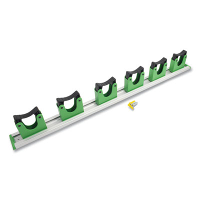 Hang Up Cleaning Tool Holder, 28w x 3.15d x 2.17h, Silver/Gr