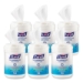 Hand Sanitizing Wipes Alcohol Formula, 6 x 7, Unscented, Whi