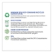 Eco Blend Max Can Liners, 60 gal, 0.8 mil, 38" x 58", Blue,