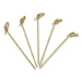 Knotted Bamboo Pick, Paper, 4.5", Natural, 100/Pack, 10 Pack