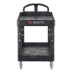BRUTE Heavy-Duty Utility Cart with Lipped Shelves, Plastic,
