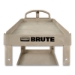 BRUTE Heavy-Duty Utility Cart with Lipped Shelves, Plastic,