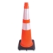 Traffic Cone, 11.5 x 11.5 x 28, Orange/Silver/Black