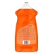 Dish Detergent, Liquid, Orange Scent, 52 oz, Bottle, 6/Carto
