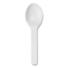 PLA Compostable Cutlery, Tasting Spoon, Plastic, 3", Light B