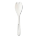 TPLA Bulk Cutlery, Spork, Plastic, Light Beige, 1,000/Carton