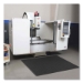 Bubble Flex Anti-Fatigue Mat, Rectangular, Black Crush-Resis
