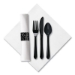 CaterWrap Heavyweight Cutlery Combo Kit, Fork/Knife/Napkin/S