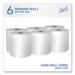 Pro Hard Roll Paper Towels with Absorbency Pockets for Scott