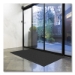 Ecomat Crosshatch Entry Mat, Rectangular, Charcoal Gray Crus