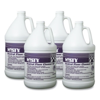 Neutral Floor Cleaner EP, Lemon Scent, 1 gal Bottle, 4/Carto