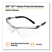 BX Molded-In Diopter Safety Glasses, 2.5+ Diopter, Silver/Bl