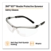BX Molded-In Diopter Safety Glasses, 2.0+ Diopter, Silver/Bl