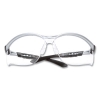 BX Molded-In Diopter Safety Glasses, 2.5+ Diopter, Silver/Bl