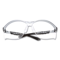 BX Molded-In Diopter Safety Glasses, 2.5+ Diopter, Silver/Bl