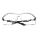 BX Molded-In Diopter Safety Glasses, 2.5+ Diopter, Silver/Bl