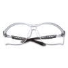 BX Molded-In Diopter Safety Glasses, 2.0+ Diopter, Silver/Bl