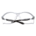 BX Molded-In Diopter Safety Glasses, 2.0+ Diopter, Silver/Bl