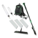 Excella Floor Finishing Kit, 20" Head, 48" to 65" Black/Gree