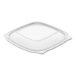 PresentaBowls Pro Clear Square Lids for 24 oz to 32 oz Bowls