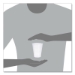 High-Impact Polystyrene Cold Cups, 9 oz, Plastic, Translucen