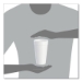 Foam Drink Cups, 20 Oz, White, 500/carton
