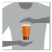 Fusion Escape Foam Hot/cold Cups, 20 Oz, Brown/black, 500/ca