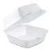 Foam Hinged Lid Containers, 5.38 X 5.5 X 2.88, White, 500/ca