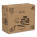 Foam Hinged Lid Containers, 5.38 X 5.5 X 2.88, White, 500/ca