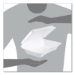 Foam Hinged Lid Containers, 6.4 X 9.3 X 2.6, White, 200/cart