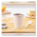 Single-Sided Poly Paper Hot Cups, 8 Oz, White, 50/bag, 20 Ba