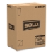 Single-Sided Poly Paper Hot Cups, 20 oz, Bistro Design, 600/