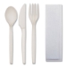 EcoSense Renewable PSM Wrapped Cutlery Kit, Fork/Knife/Napki