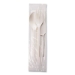 EcoSense Renewable PSM Wrapped Cutlery Kit, Fork/Knife/Napki