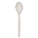 EcoSense Renewable Plant Starch Cutlery, Spoon, Plastic, Cre