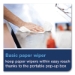 Basic Paper Wiper, 1-Ply, 9 x 10.5, White, 250/Box, 24 Boxes