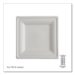 Vanguard Renewable and Compostable Sugarcane Plates, 10 x 10