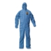 A20 Breathable Particle Protection Coveralls, Zip Front, Hoo