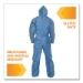 A20 Breathable Particle Protection Coveralls, Zip Front, Hoo