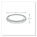 Round Deli Pot Lids, Compostable, For 8 oz to 32 oz Deli Con